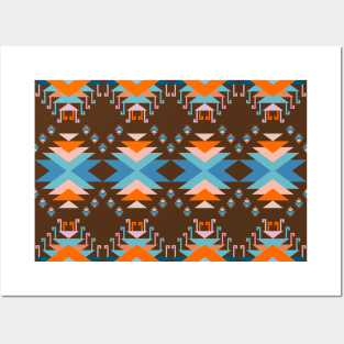 beautiful fabric pattern Posters and Art